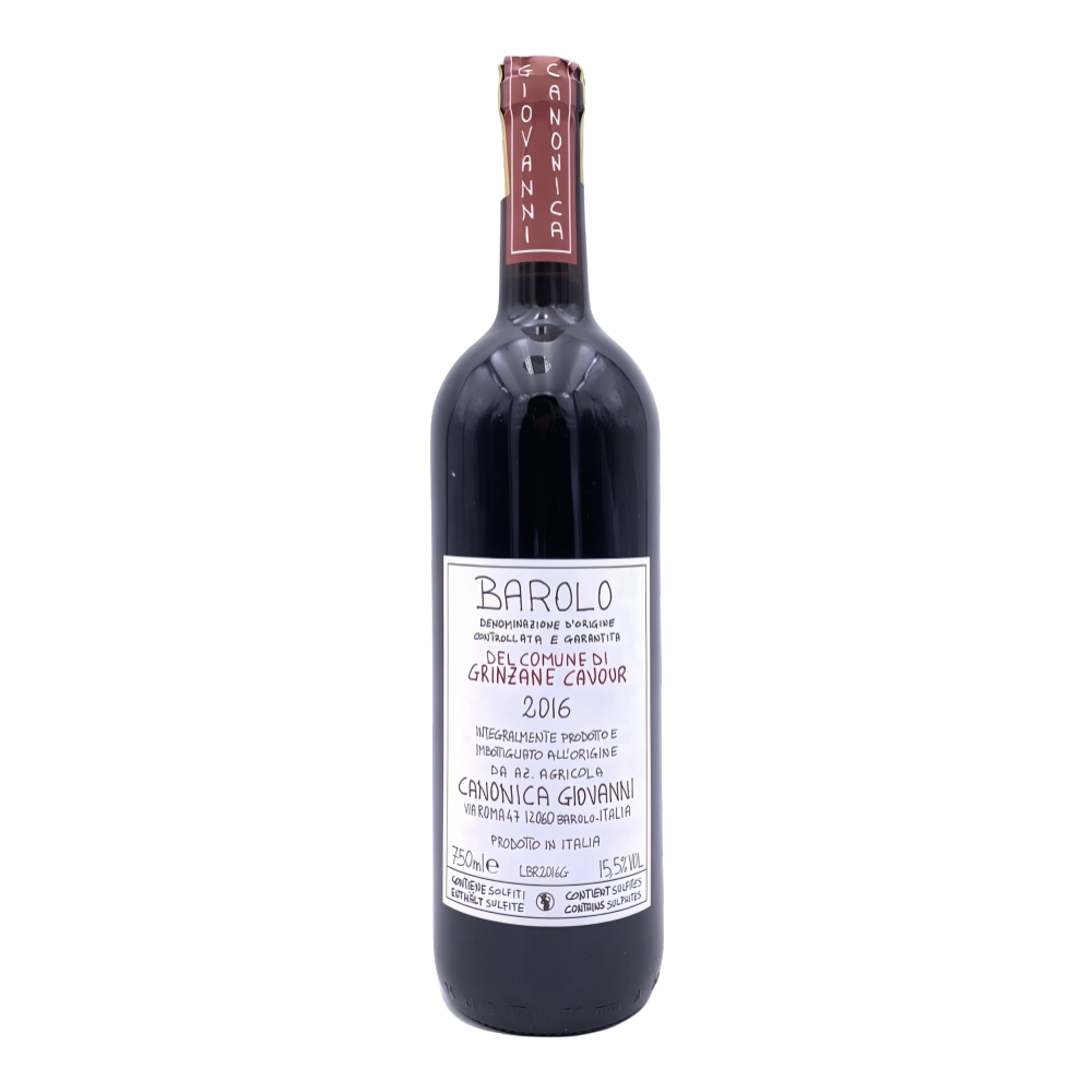 Giovanni Canonica, Barolo del Comune di Grinzane Cavour 2016, Bottiglia 750 ml